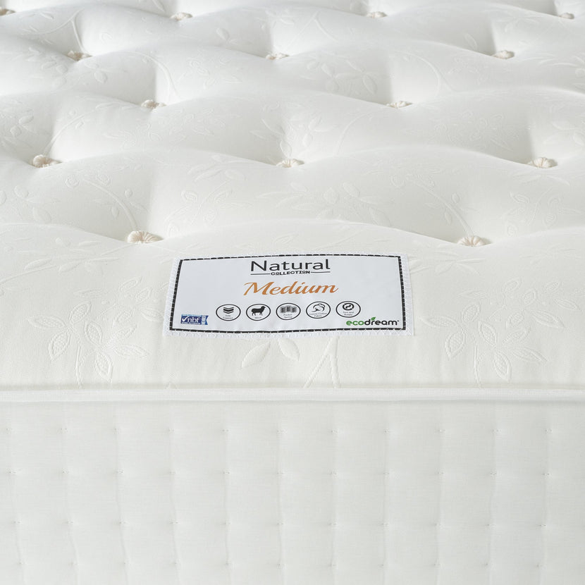 Eco Medium Mattress Label