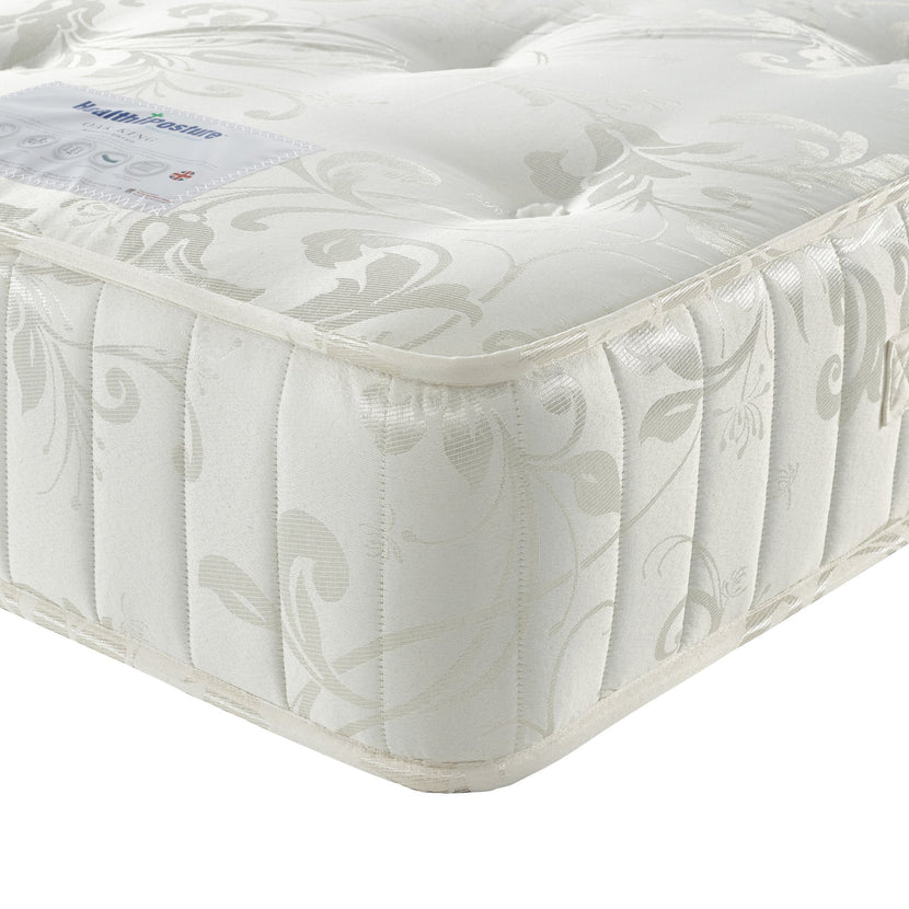 Oak King Mattress Corner Close Up