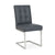 Toulouse Upholstered Cantilever Chair Mottled Black (Pair)