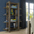 Tuscany Dark Oak Open Shelf Unit