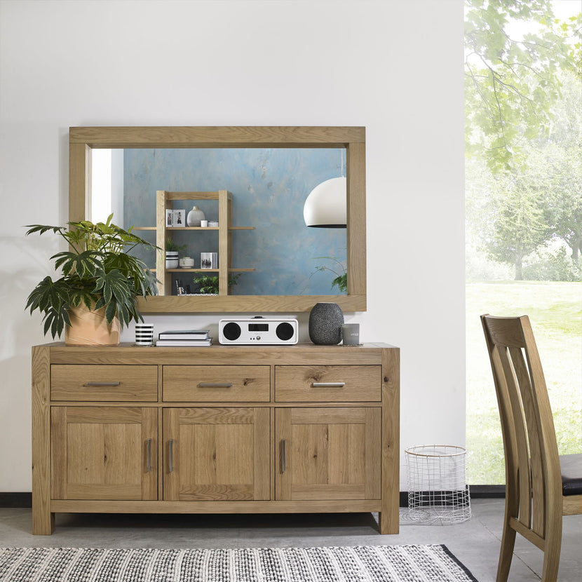 Tuscany Light Oak Wide Sideboard