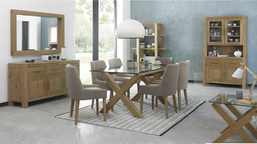 Tuscany Light Oak Wide Sideboard