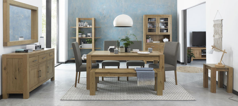 Tuscany Light Oak Large End Extension Table