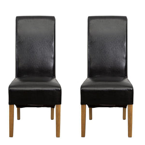 Hudson Dining Chair Black (Pair)