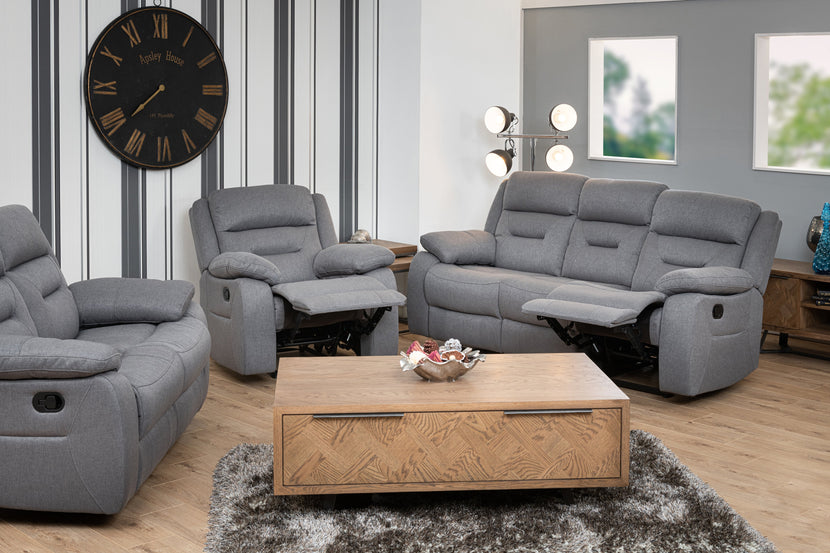 Como 2 Seater Manual Recliner