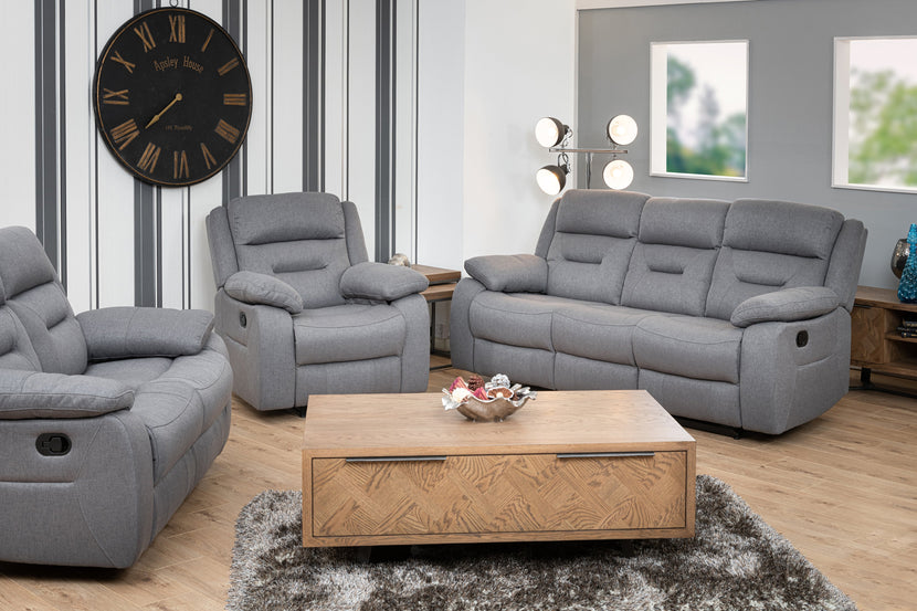 Como 2 Seater Manual Recliner