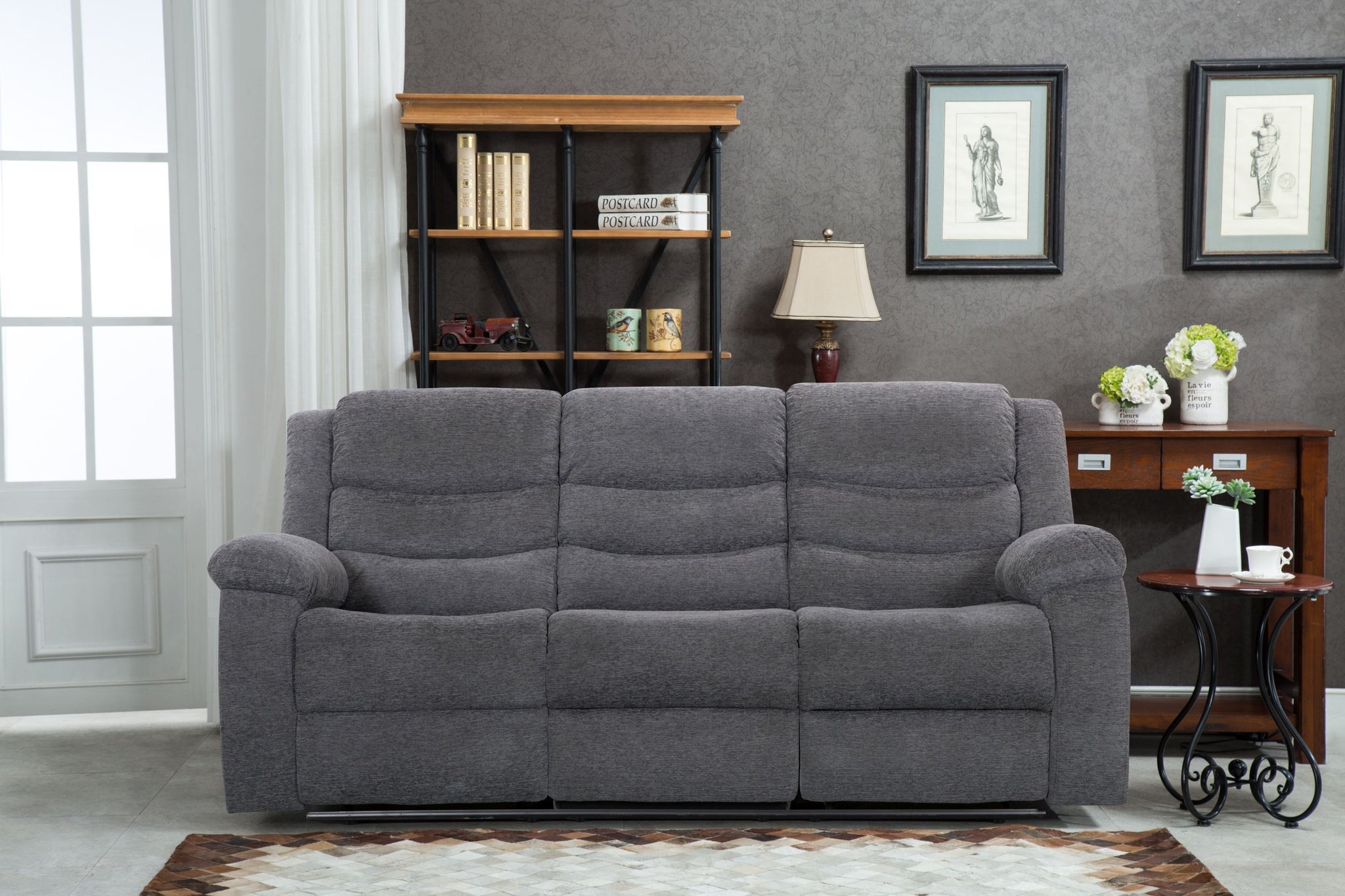 Casa 3 Seater Manual Recliner