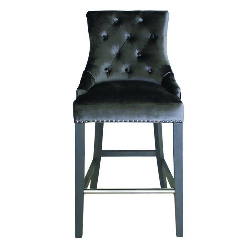 Belvedere Bar Chair (Charcoal) (Pair)