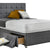 Cashmere bed 4.6 ft - Package Deal