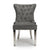 Coco Dining Chair Brushed Grey Velvet (Pair)