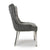 Coco Dining Chair Brushed Grey Velvet (Pair)