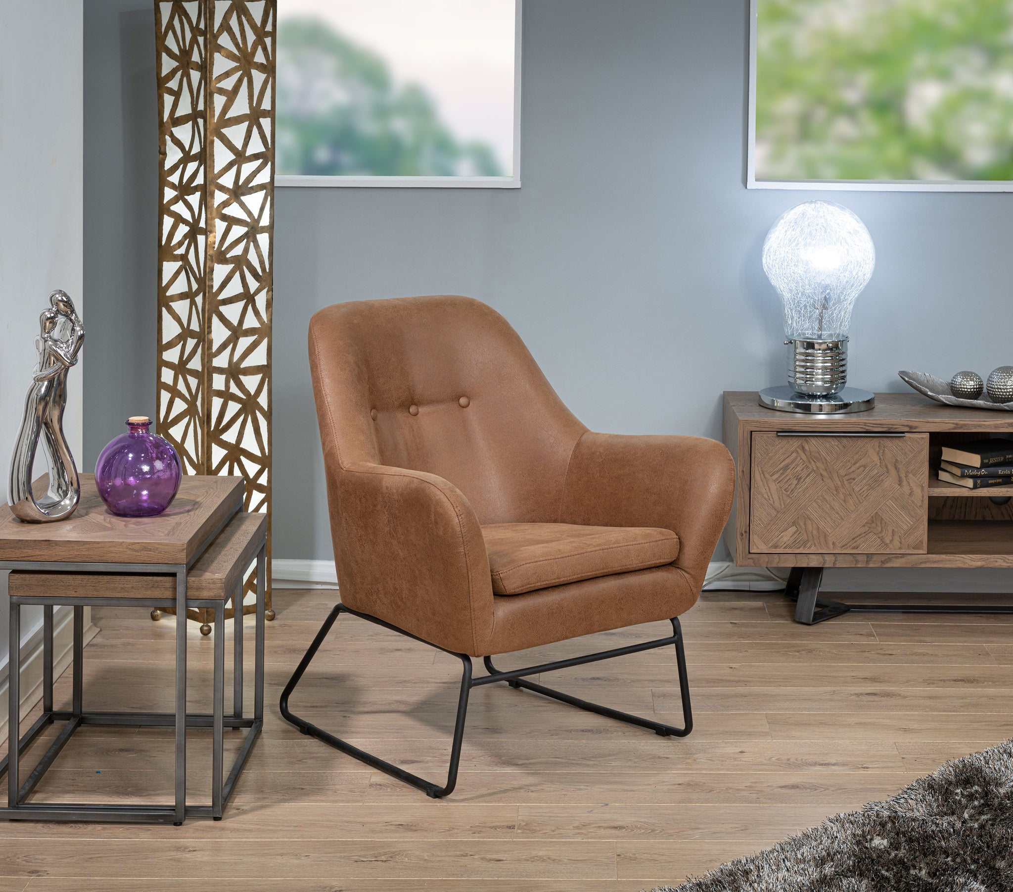 Dare Accent Chair (Saddle)