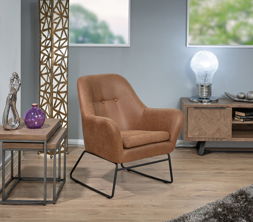 Dare Accent Chair (Saddle)