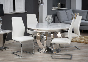 Ellis Dining Chair WHITE (Pair)