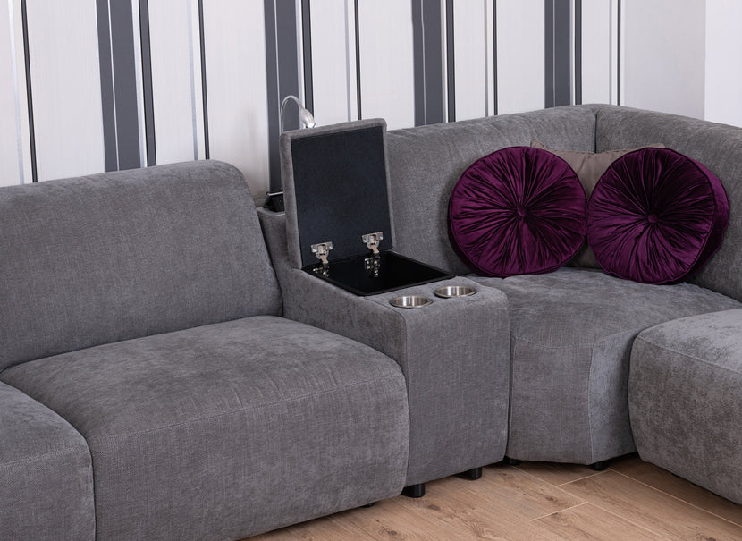 Houston Corner Sofa (with USB and Light)