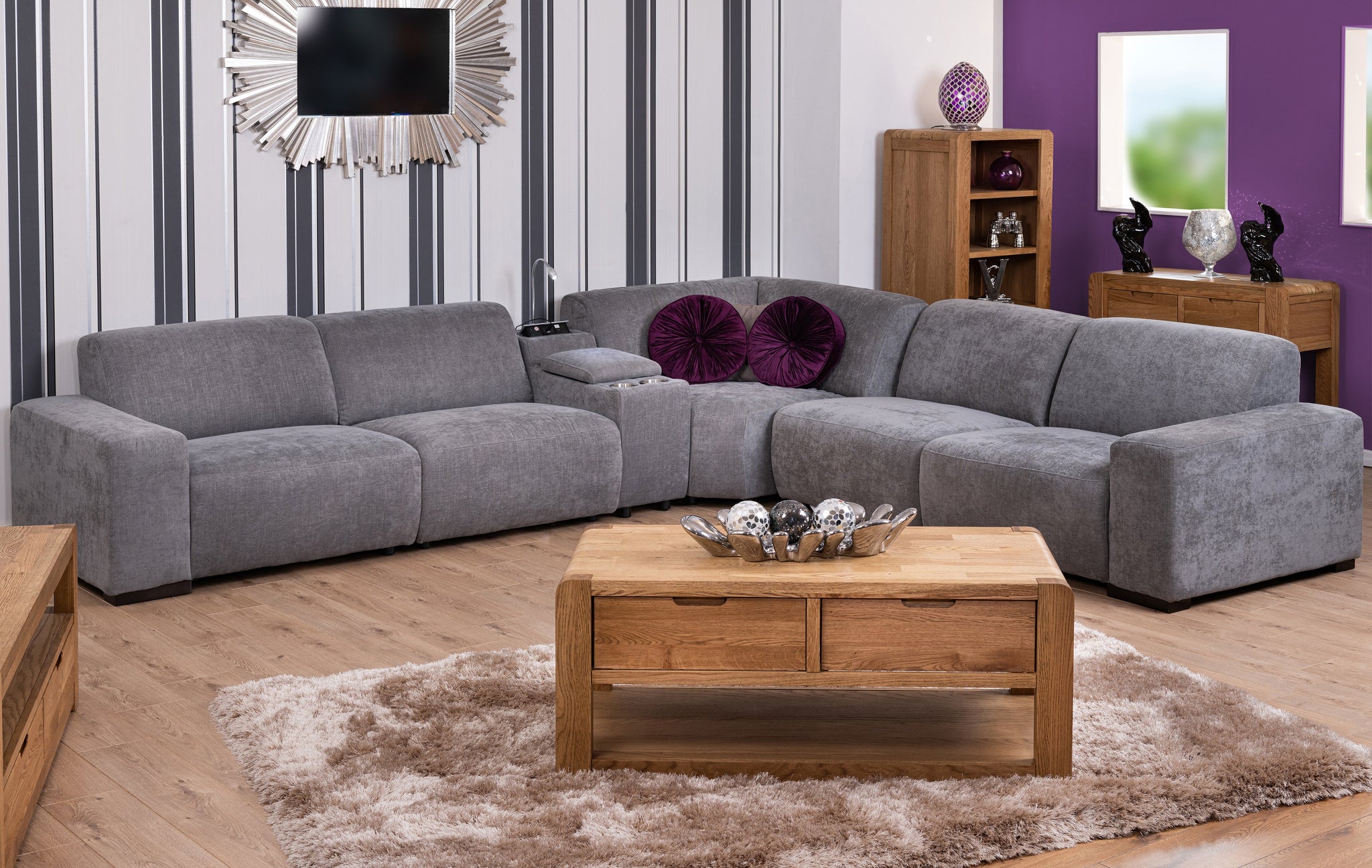 Houston Corner Sofa (with USB and Light)