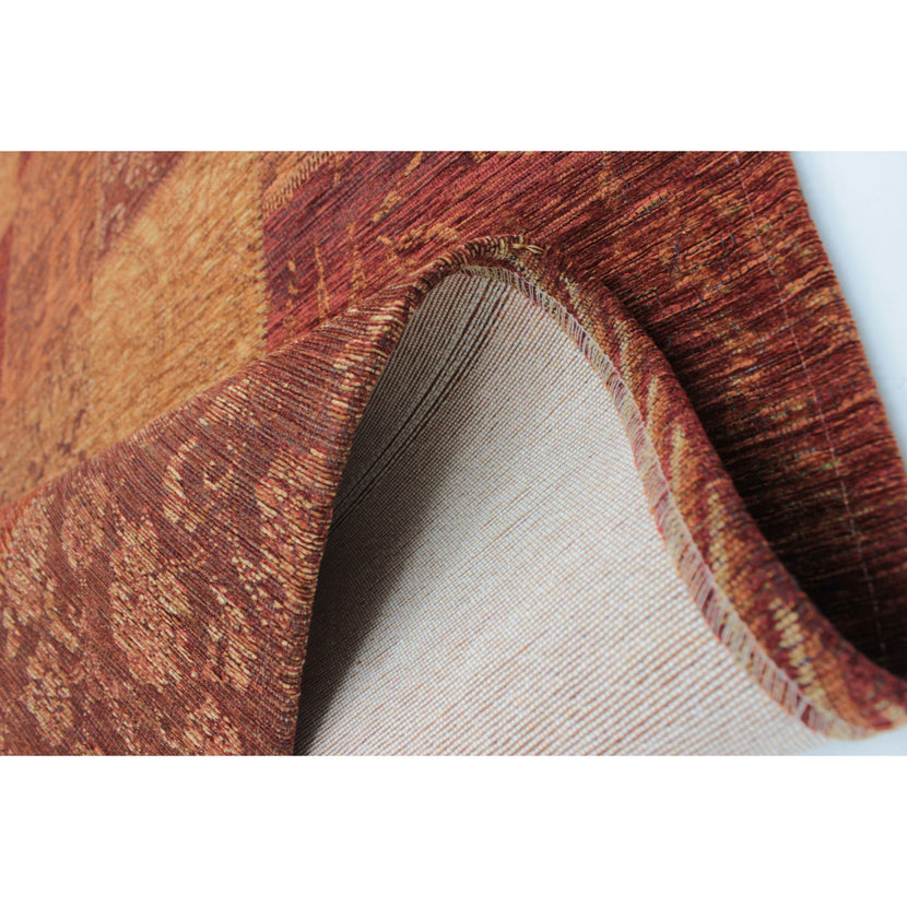 Balintore Patchwork Chenille (Terracotta)