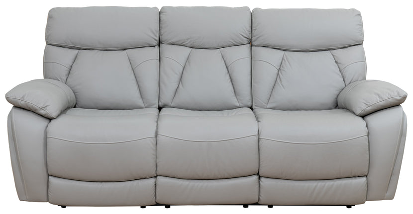 New Cologne 3 Seater Sofa GREY (Electric Recliner with USB)