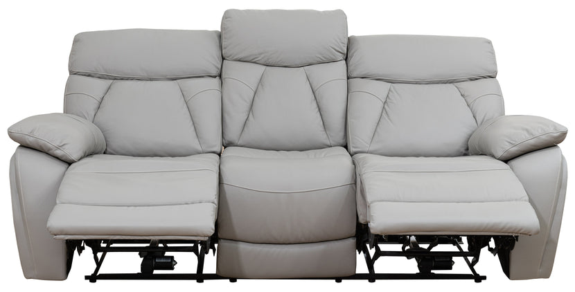 New Cologne 3 Seater Sofa GREY (Electric Recliner with USB)