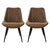 Byron Diamond Dining Chair Saddle (Pair)