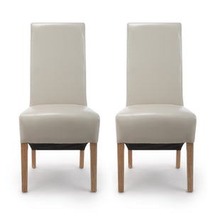 Hudson Dining Chair Ivory (Pair)