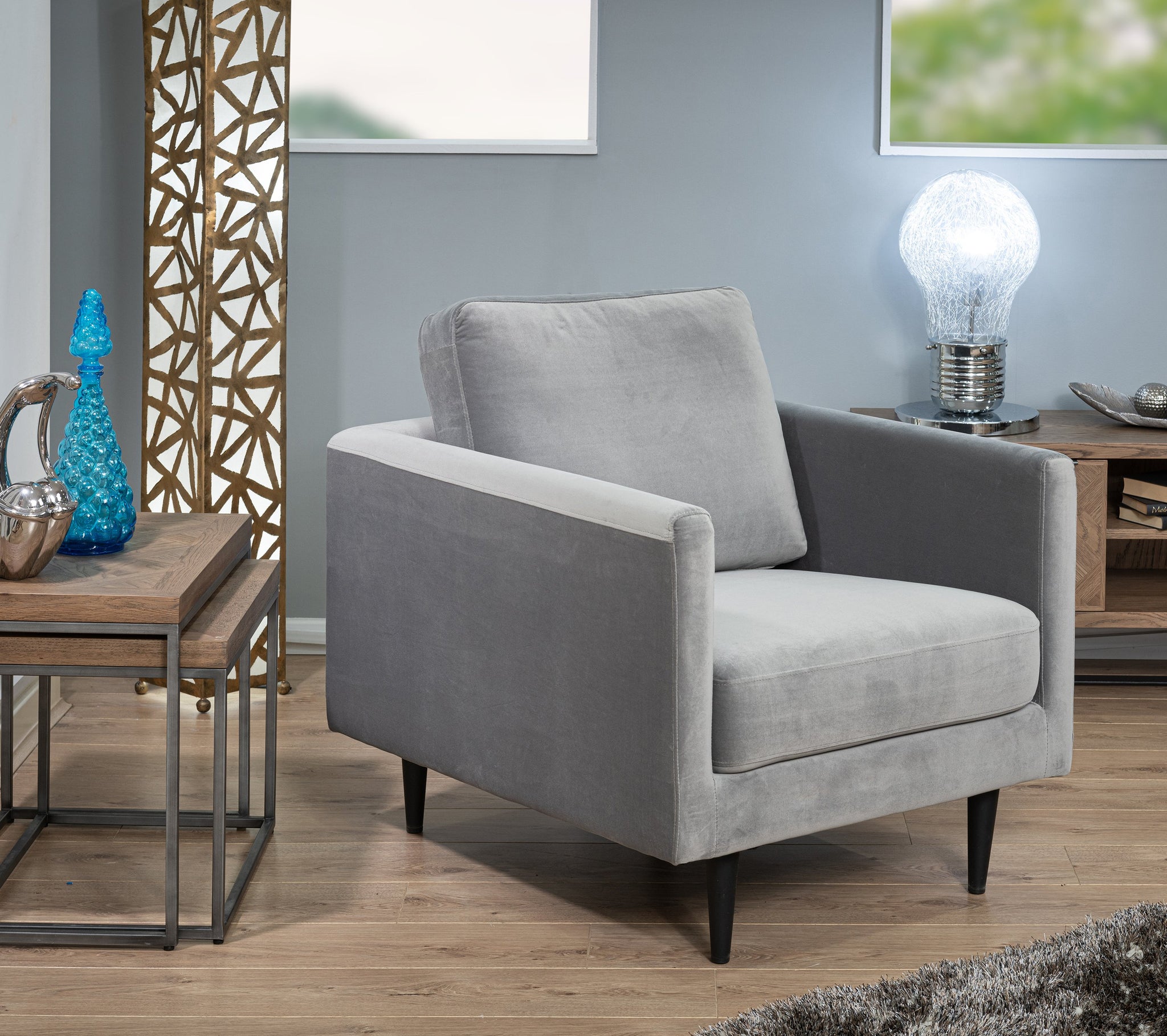 New York Armchair (Grey)