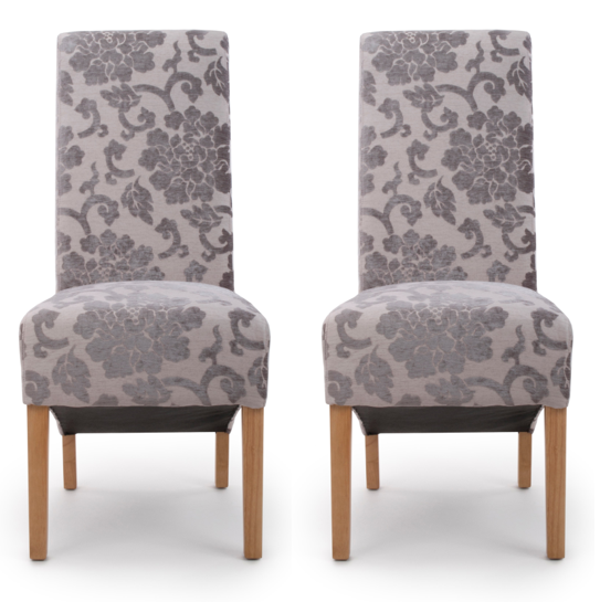 Hudson Dining Chair Baroque Mink (Pair)