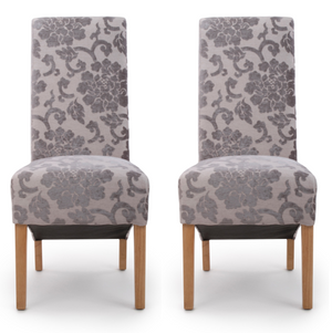 Hudson Dining Chair Baroque Mink (Pair)