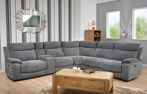Peru Corner Sofa (Electric Recliner with USB and Lights)