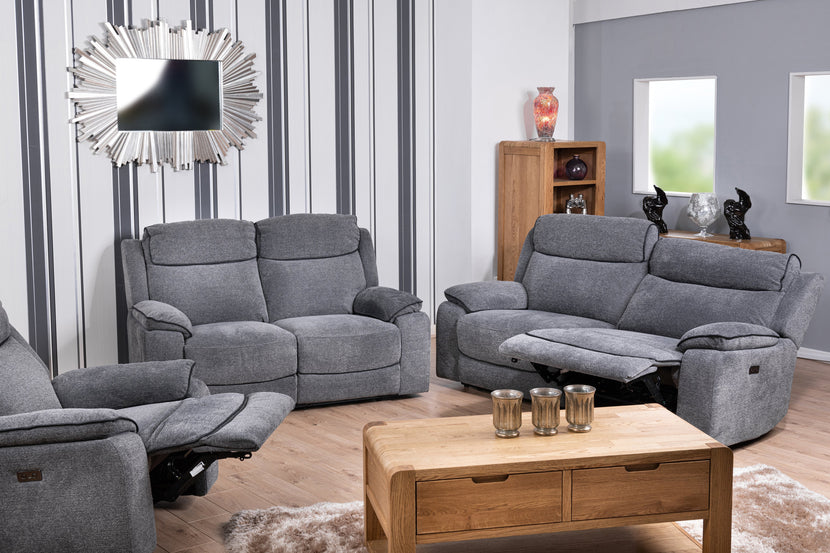 Peru 2 Seater Sofa (Electric Recliner with USB)