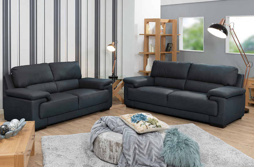 Porto 3 Seater (Black)
