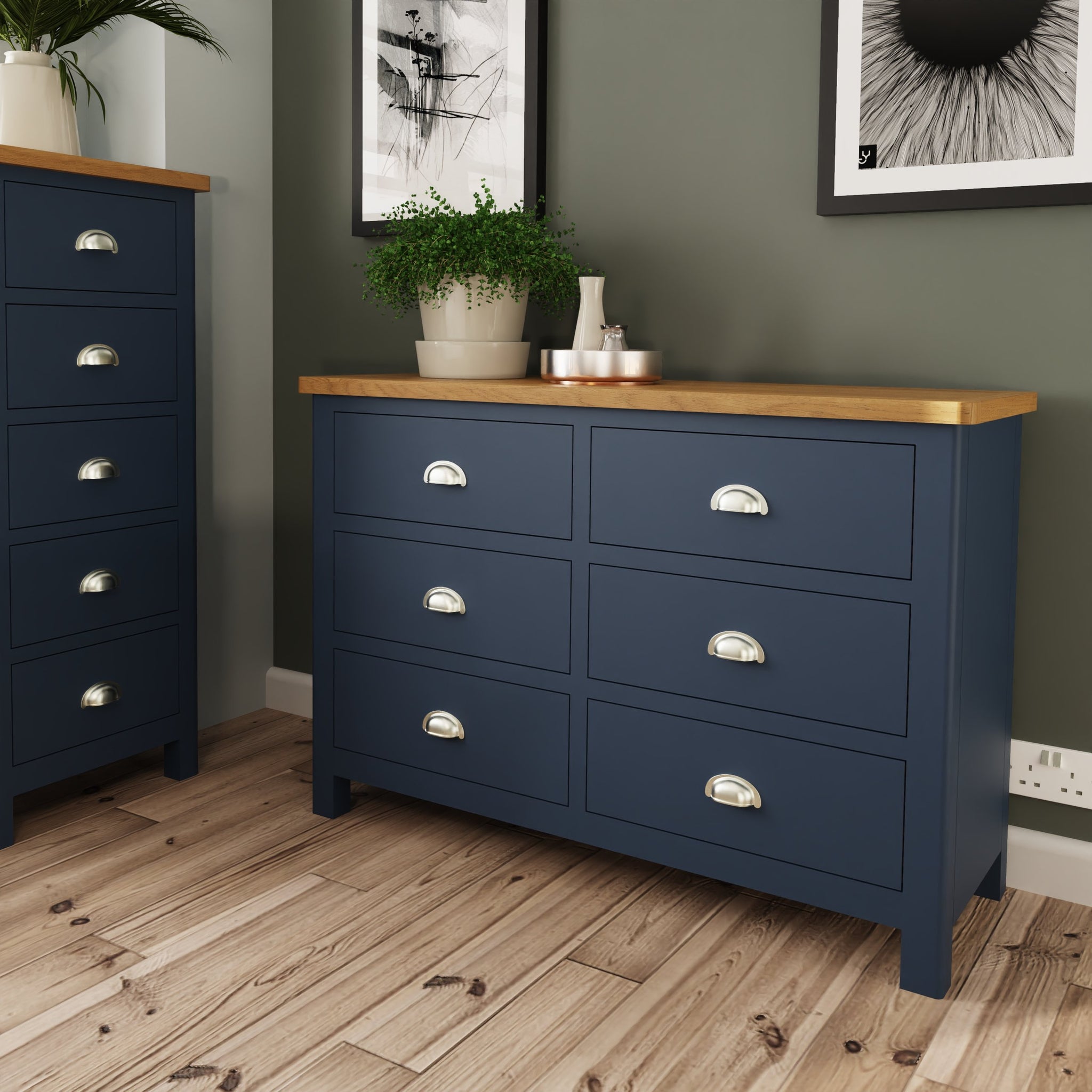 Midnight 6 Drawer Chest