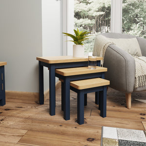 Midnight Nest of 3 Tables