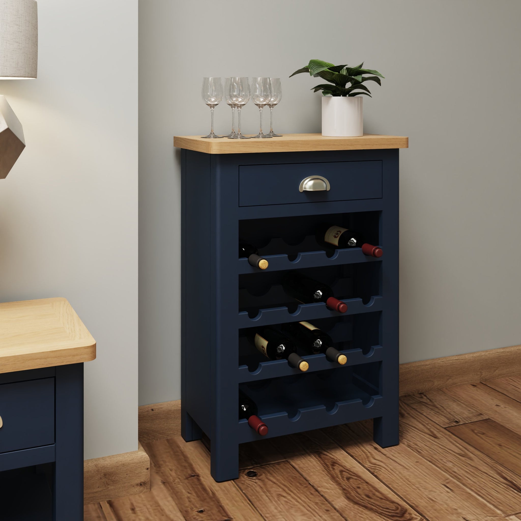 Midnight Wine Cabinet