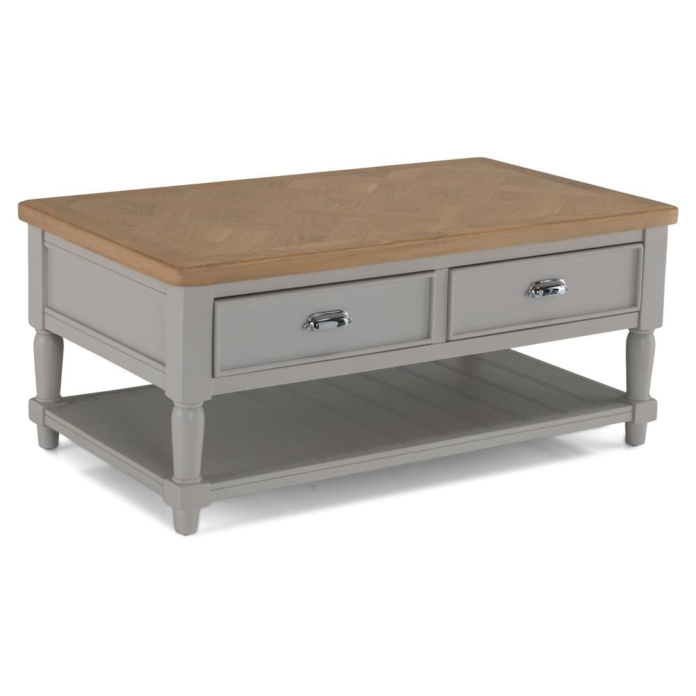 Sunbury Coffee Table With Drawers