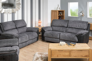Texas 3 Seater Sofa (Manual Recliner)