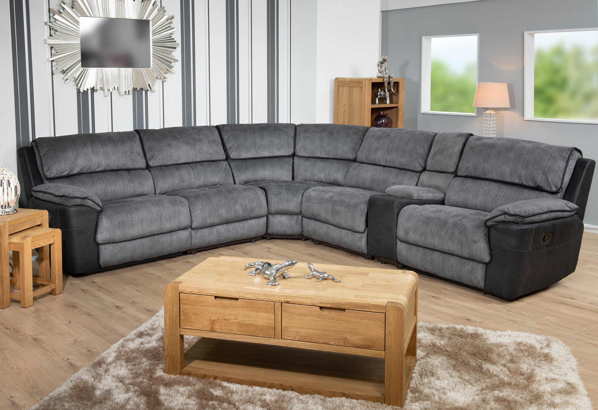 Texas Corner Sofa (Manual Recliner)