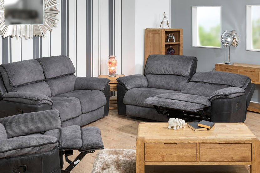 Texas 3 Seater Sofa (Manual Recliner)