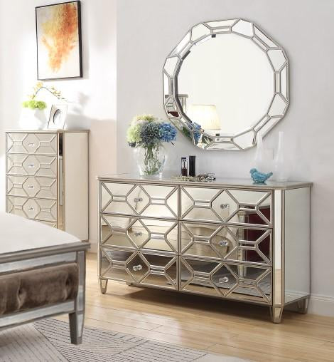Pearl Wide 6 Drawer Chest