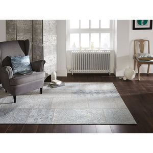 Balintore Patchwork Chenille (Duck Egg)