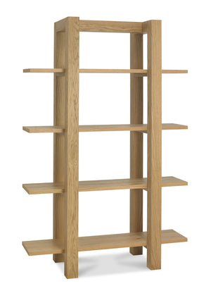 Tuscany Light Oak Open Shelf Unit
