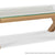 Tuscany Light Oak Glass Top Coffee Table