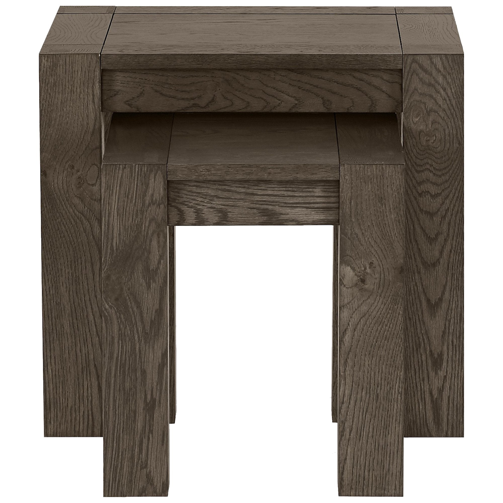 Tuscany Dark Oak Nest of Lamp Tables